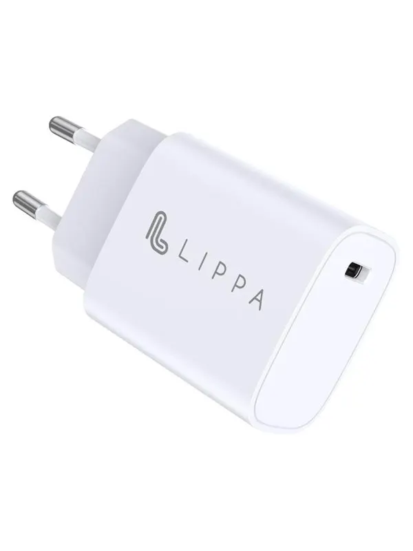 Lippa 20W USB-C PD Wall Charger - White