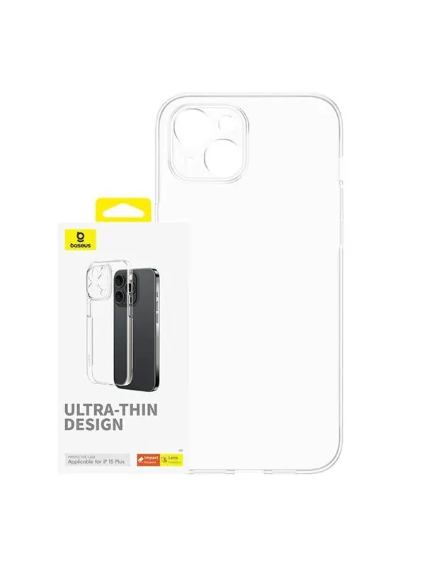 Baseus Phone Case for iPhone 15 Plus OS-Lucent Series (Clear)