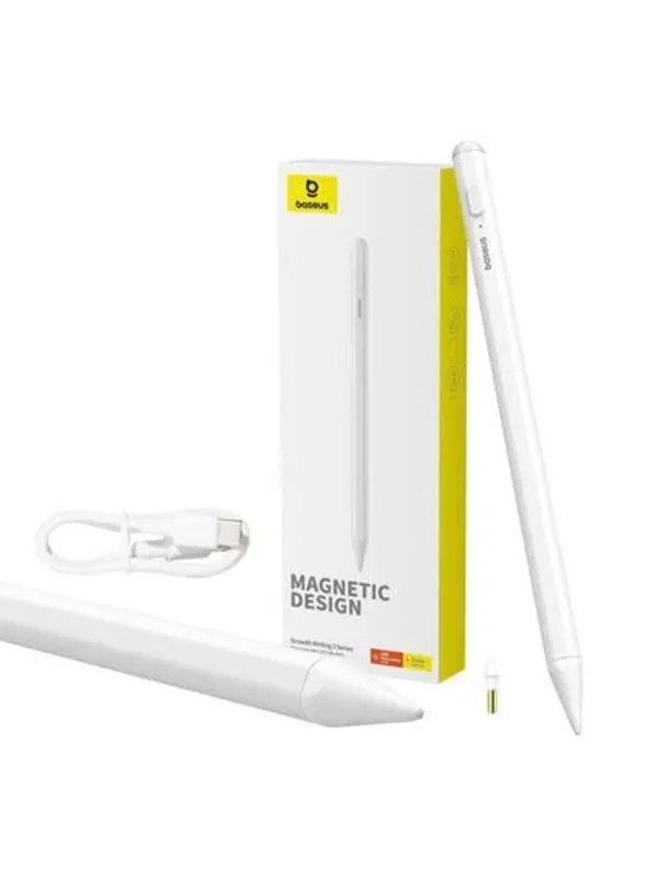 Baseus Smooth Writing 2 Stylus Lite with LED indicator (white)
