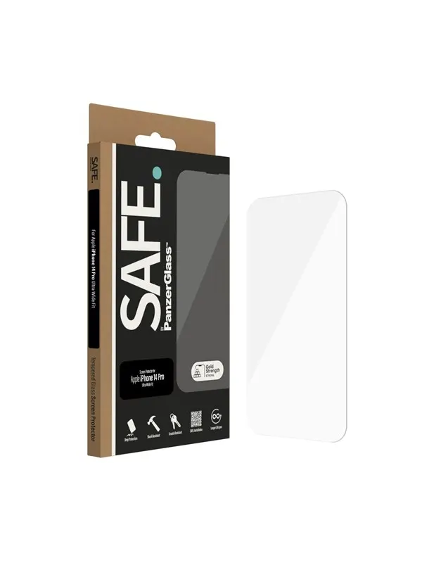 SAFE by PanzerGlass Screen Protector Apple iPhone 14 Pro | Ultra-Wide Fit