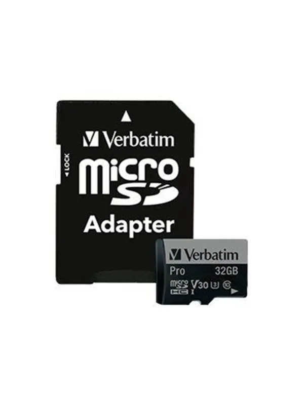 Verbatim Pro U3 microSD/SD - 90MB/s - 32GB