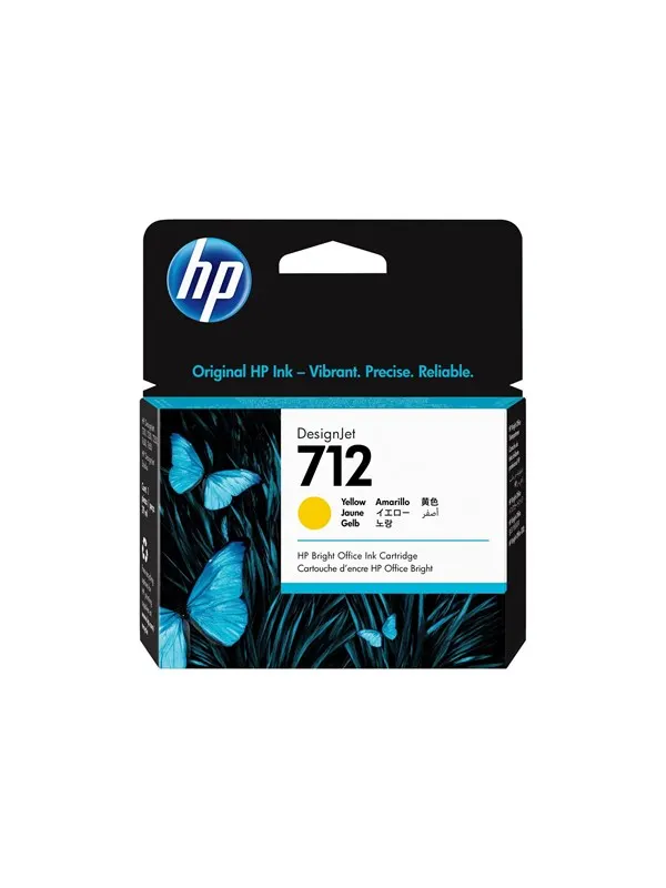 HP 712 / 3ED69A Yellow Ink
