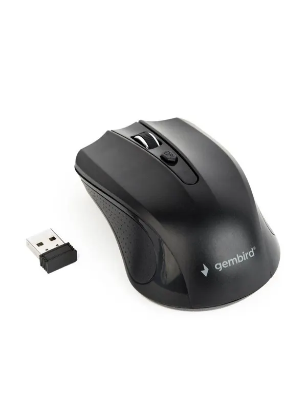 Gembird Wireless optical mouse 4B-04 - Mouse - Optic - 4 knappar - Svart