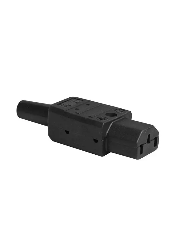 Bachmann Appliance plug c13 10a/250v black