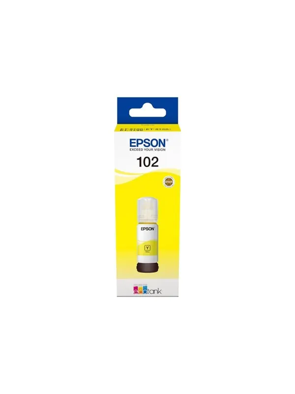Epson 102 - gul - original - blækbeholder