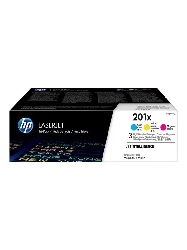 HP 201X / CF253XM 3-Pack High Capacity