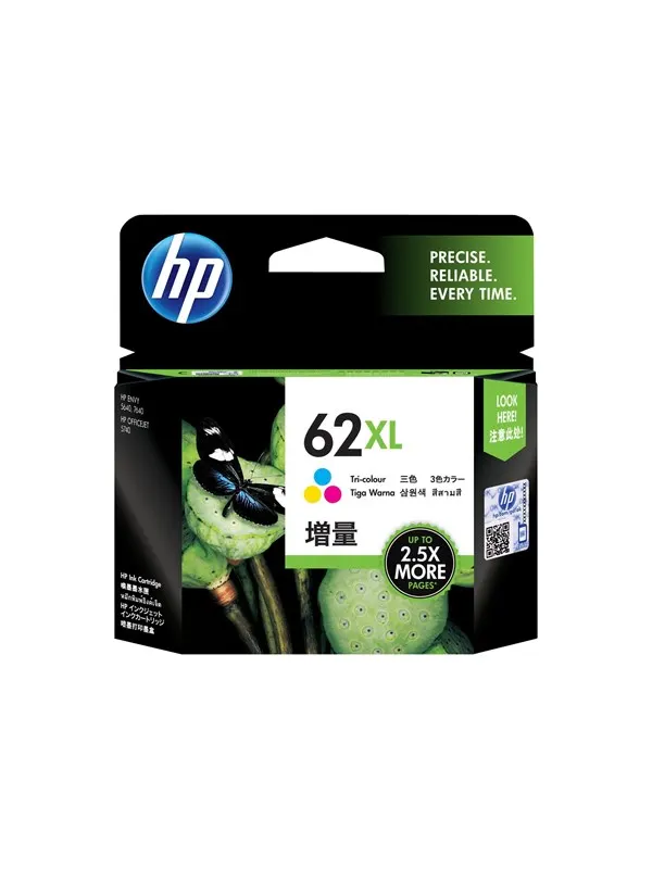 HP 62XL / C2P07AE Tri-Color Ink (Cyan Magenta Yellow)