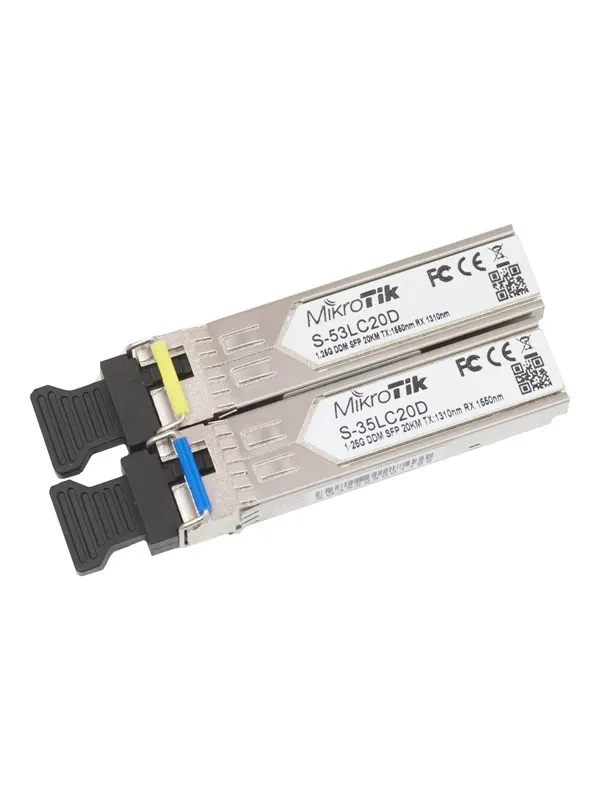 MikroTik S-3553LC20D 2 x SFP 1.25G 1310/1550nm 20km