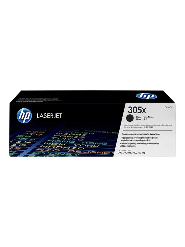 HP 305X / CE410X - Black - High Capacity - Tonerkassett Svart