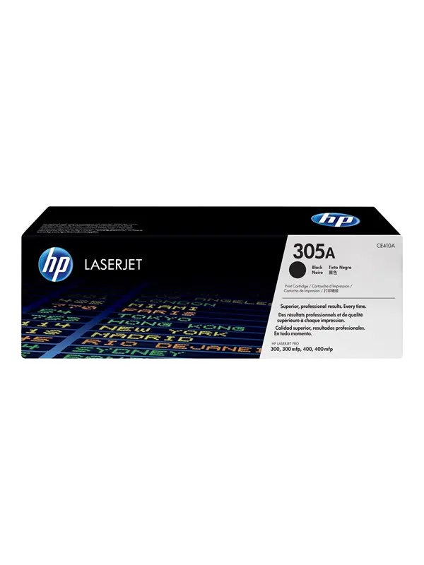HP 305A / CE410A Black Toner - Tonerkassett Svart