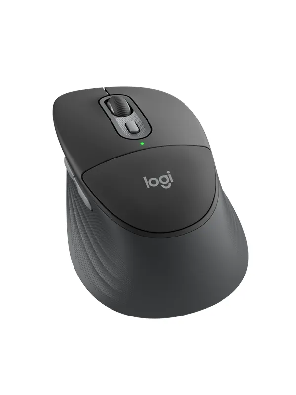 Logitech Signature Comfort Plus M850 L - Mouse - Optic - 6 knappar - Grå