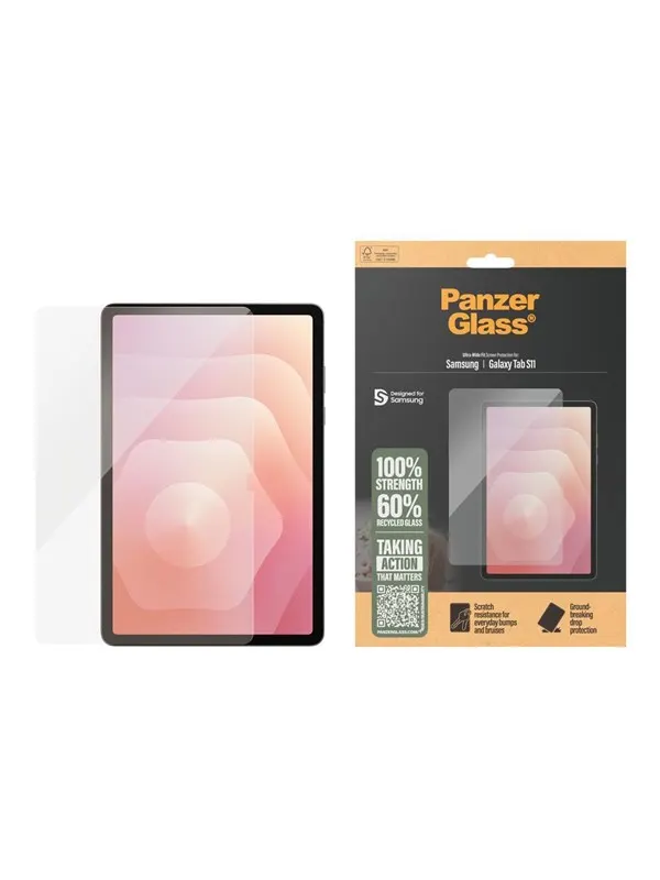 PanzerGlass Screen Protector Samsung Galaxy Tab S11 | Ultra-Wide Fit