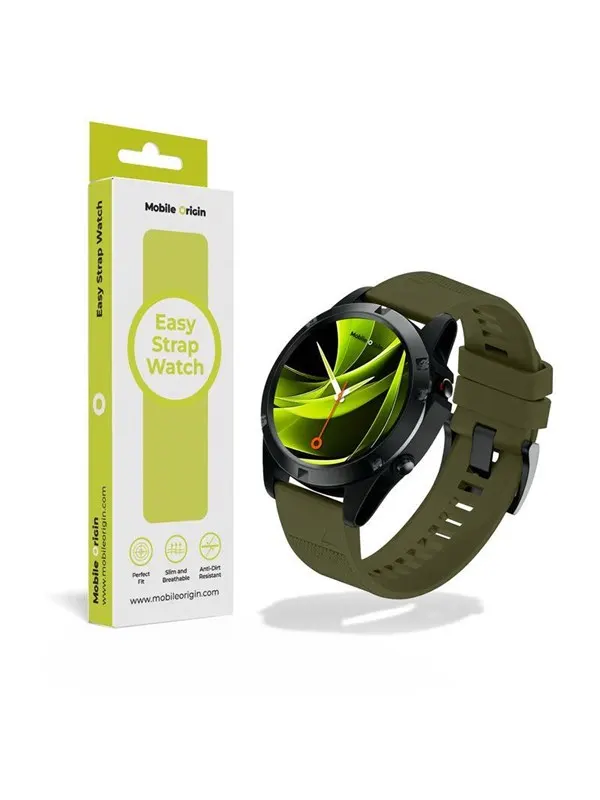 Mobile Origin Easy Strap Watch 20mm Dark Green