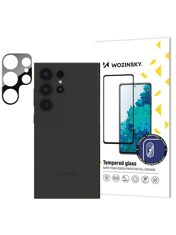 Wozinsky 9H Tempered Glass for Full Camera Glass for Samsung Galaxy S24 Ultra