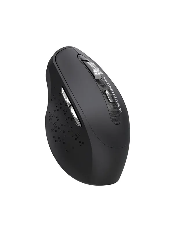 Wozinsky WMGK-1134 Ergonomic Wireless Mouse - Black - Mouse - 6 knappar - Svart