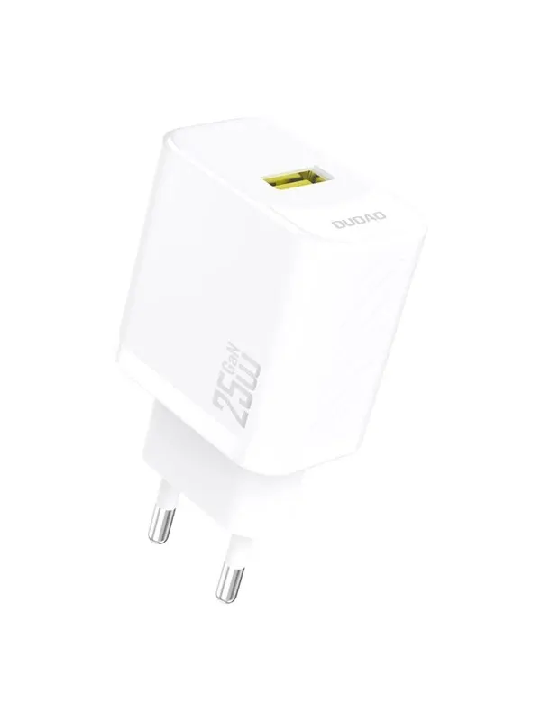 Dudao A27S 25W GaN USB-A Charger - White