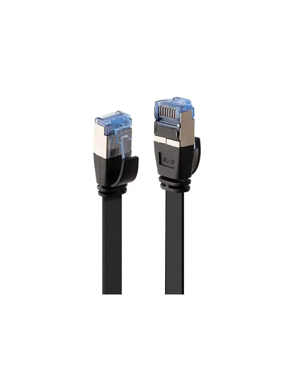 Lindy patch cable - 1 m - black - Svart - 1m
