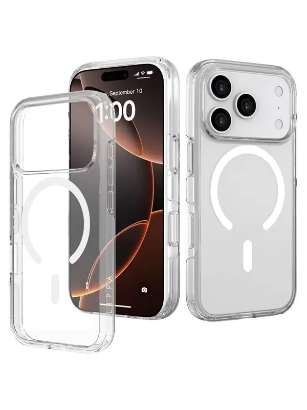 Lippa MagSafe iPhone 17 Pro Cover - Clear