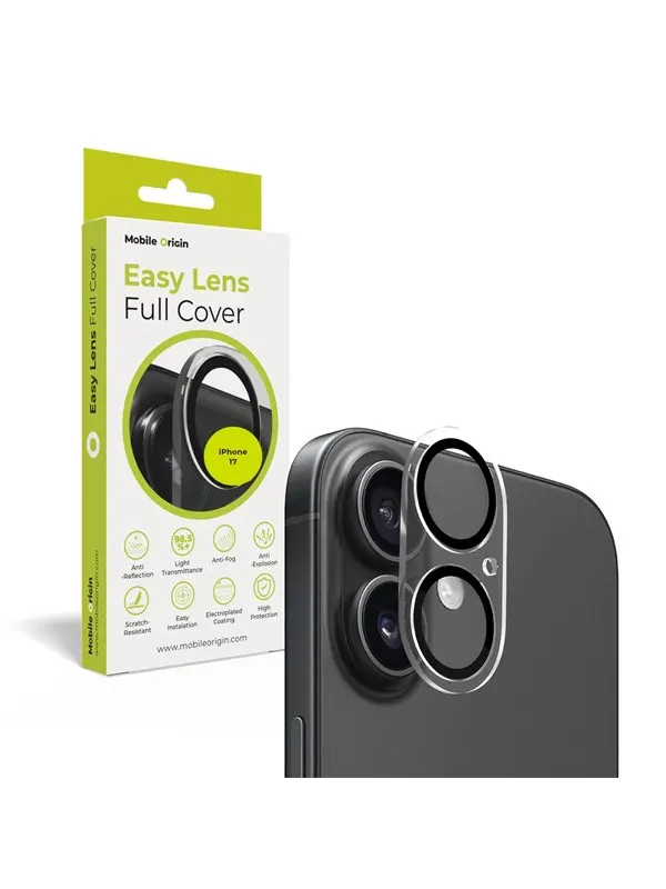 Mobile Origin Easy Lens full cover - clear - iPhone 17