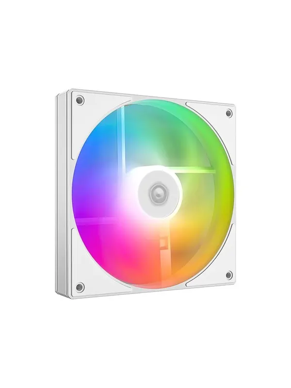 ID-Cooling AS-140 ARGB WHITE - Chassi fläkt - 140mm - Vit med RGB-ljus - 25 dBA