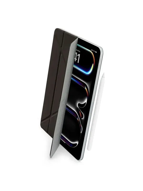 Pipetto iPad Pro 11 (2024) Origami No4 Folio Case - Black