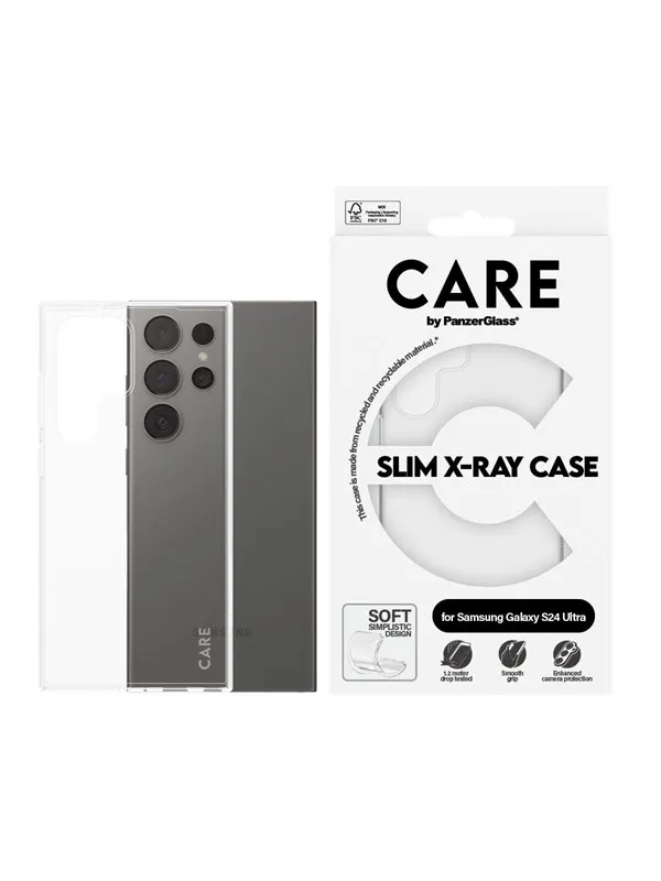 CARE by PanzerGlass Fashionable Case Transparent X-Ray Soft Basic Samsung Galaxy S24 Ultra