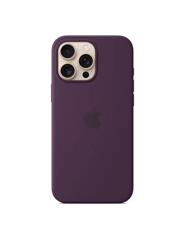 Apple iPhone 16 Pro Max Silicone Case with MagSafe - Plum