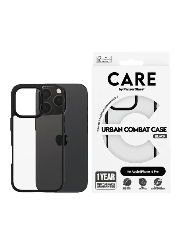 CARE by PanzerGlass Case Flagship Urban Combat iPhone 16 Pro