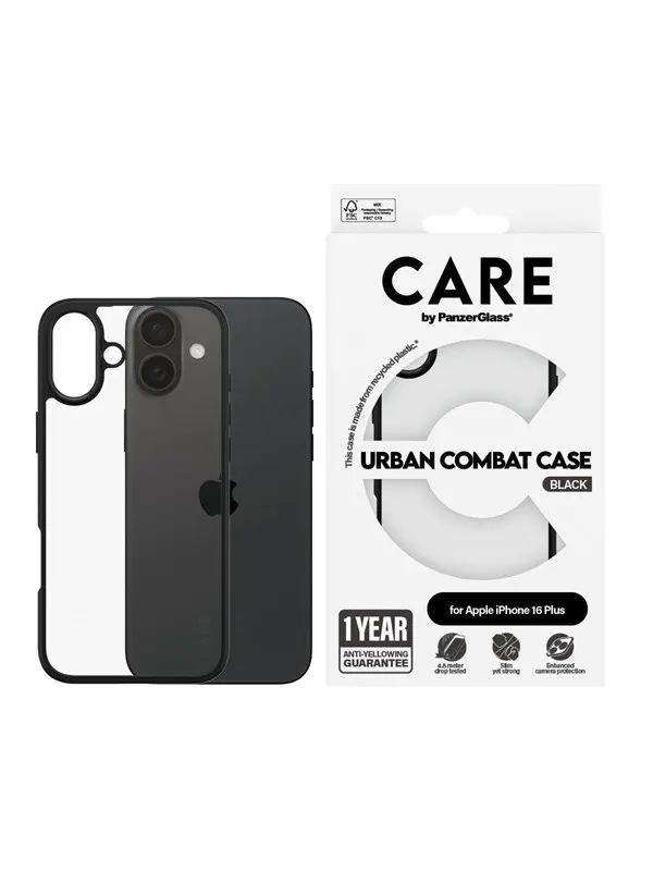CARE by PanzerGlass Case Flagship Urban Combat iPhone 16 Plus