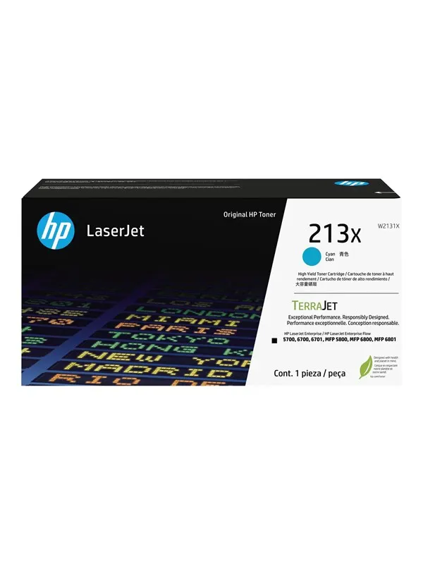 HP 213X / W2131X - Cyan Toner - High Yield
