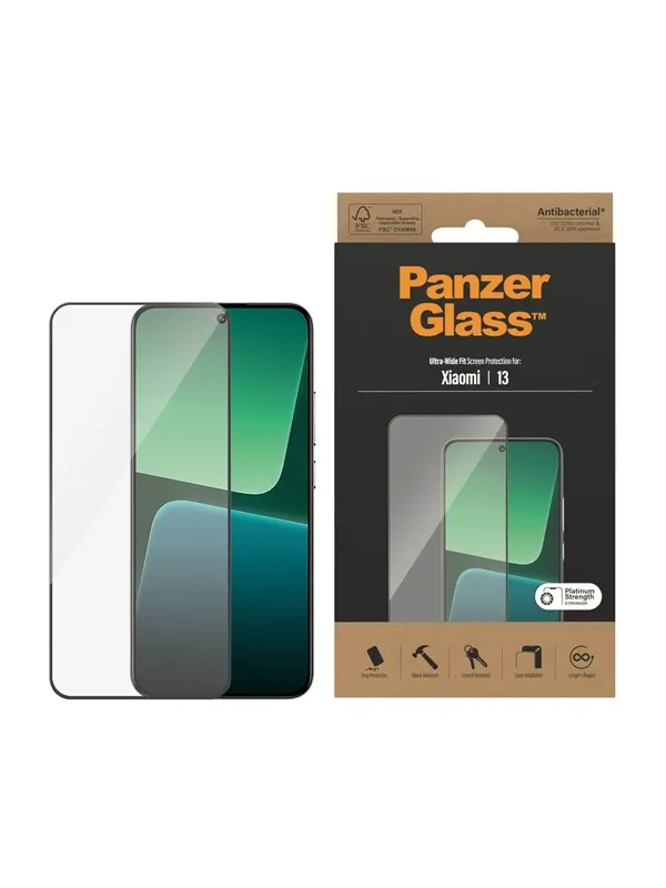 PanzerGlass Screen Protector Xiaomi 14 | 13 | Ultra-Wide Fit
