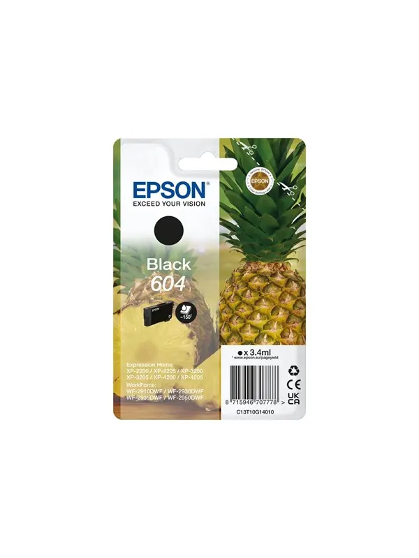 Epson 604 - black - original - ink cartridge