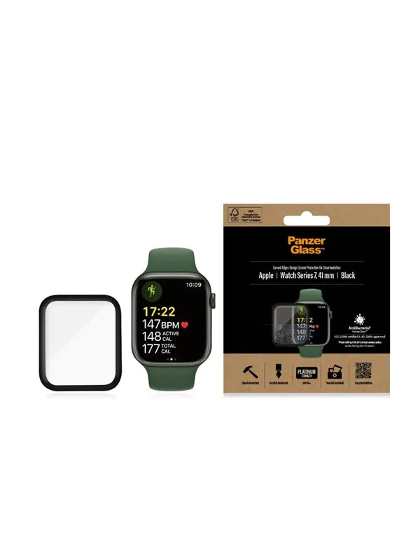 PanzerGlass Apple Watch Series 8 | 7 | 41mm | Screen Protector Glass