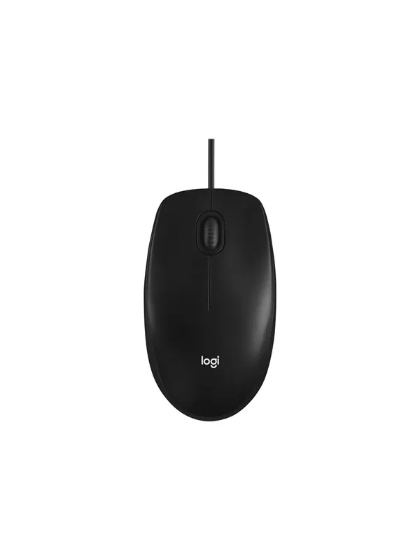 Logitech M100 Optical Mouse - Black - Mouse - Optic - 3 knappar - Svart