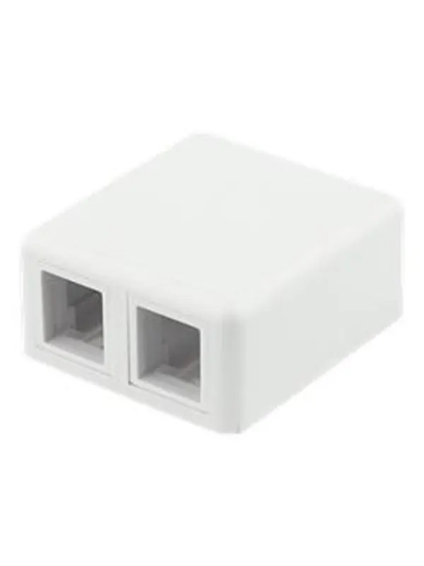 Deltaco Surface Mount Box For Keystone 2 Ports