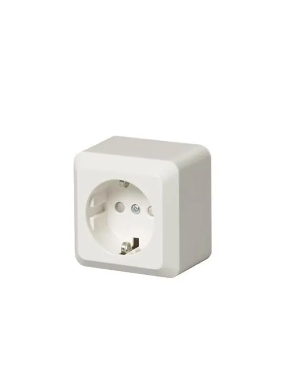 ABB Socket outlet schuko 1-g screwless terminals