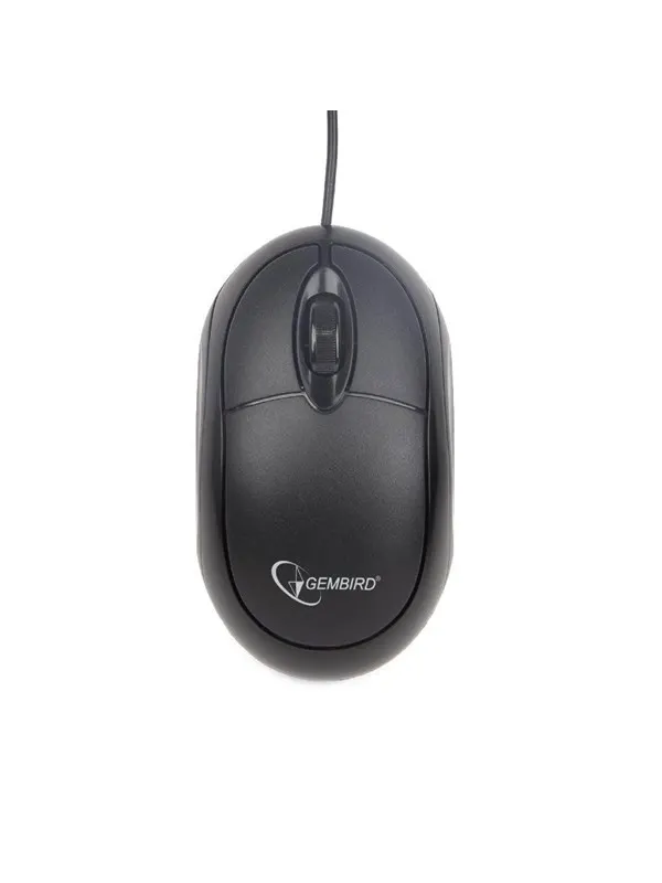 Gembird Wired optical mouse U-01 - Mouse - Optic - 3 knappar - Svart