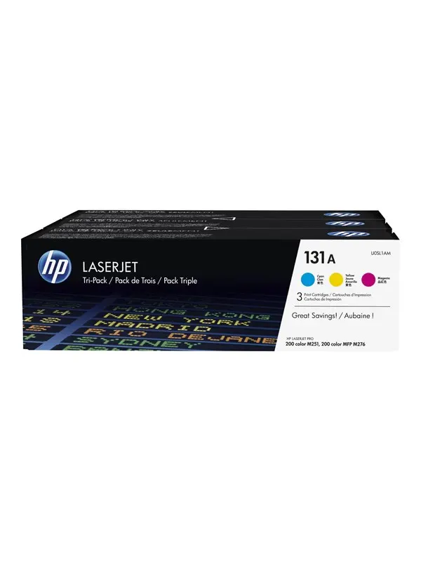 HP 131A / U0SL1AM 3-Pack - Tonerkassett Multifärgad