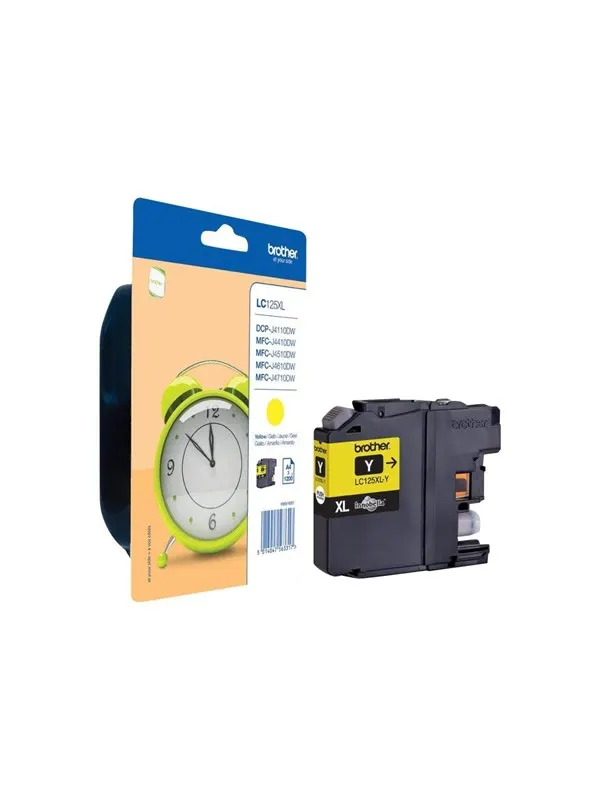 Brother LC 125XLY / LC125XLY High Capacity Yelllow Ink - Bläckpatron Yellow