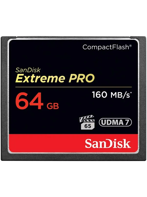 SANDISK Extreme Pro CF - 160MB/s - 64GB