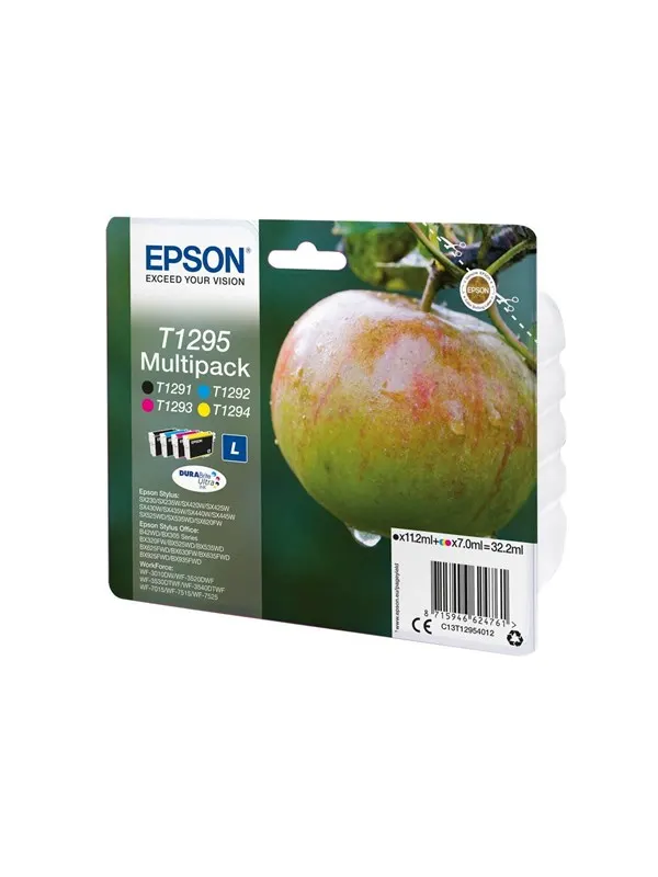 Epson T1295 Multipack 4-Pack Black/Yellow/Cyan/Magenta - Bläckpatron Färg (svart, cyan, magenta, gul)