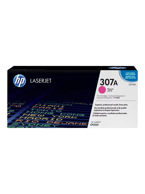 HP 307A / CE743A Magenta Toner - Tonerkassett Magenta