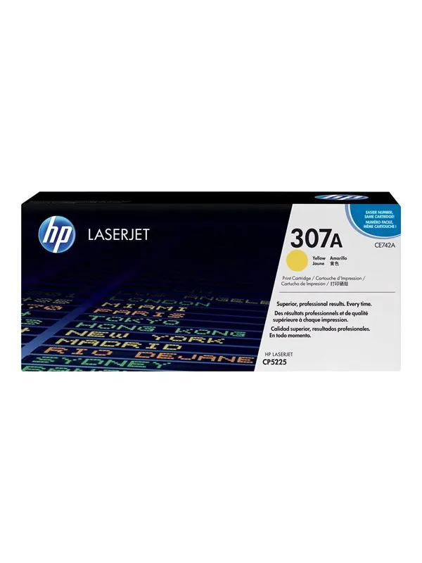 HP 307A / CE742A Yellow Toner - Tonerkassett Yellow