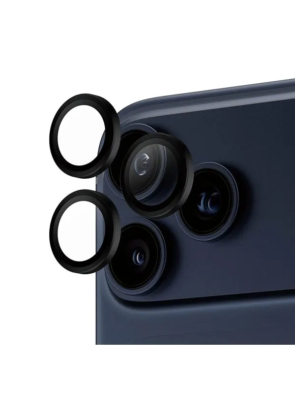 PanzerGlass Hoops® Black Camera Lens Protector iPhone 17 Pro | iPhone 17 Pro Max | iPhone 16 Pro | 16 Pro Max