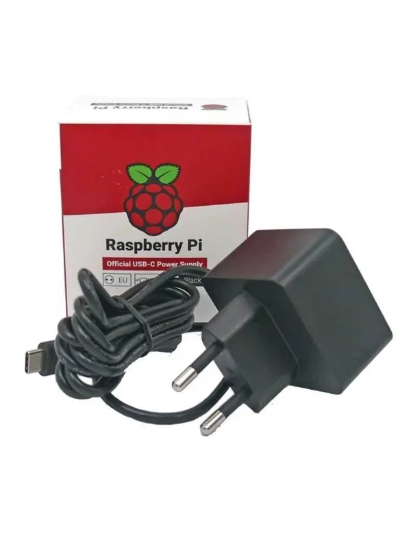 Raspberry USB C Charger (3A) - Black
