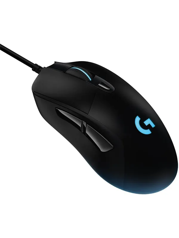 Logitech G403 HERO - Gamingmus - Optic - 6 knappar - Svart med RGB ljus