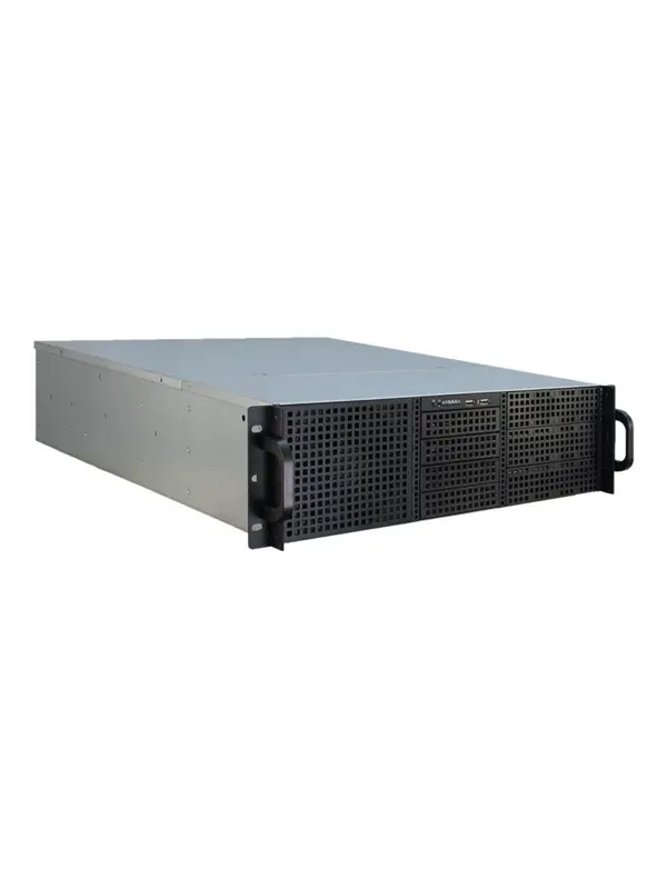 Inter-Tech IPC 3U-30255 - Chassi - Server (Rack) - Svart
