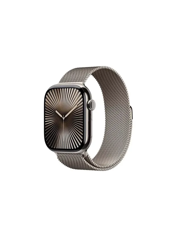 Apple Watch Series 10 GPS + Cellular 46mm - Titanium Case with Milanese Loop - M/L