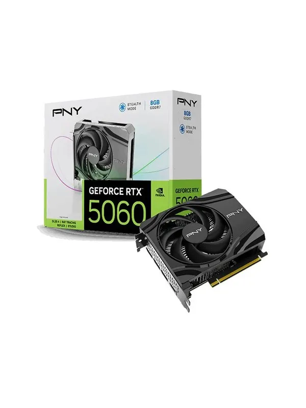 PNY GeForce RTX 5060 Single Fan - 8GB GDDR7 RAM - Grafikkort
