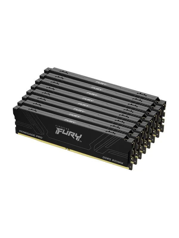 Kingston FURY Renegade PRO DDR5-7600 - 128GB - CL38 - Octa Channel (8 pcs) - AMD EXPO & Intel EXPO - Svart